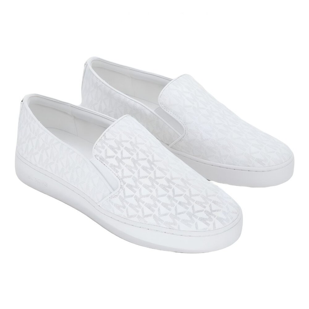 Michael Kors Keaton Slip-On Sneaker Bright White Size 9.5M - Picture 4 of 6